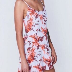 Urban Outfitters Kimchi Blue Purple and Orange Floral Dress Sz Sm